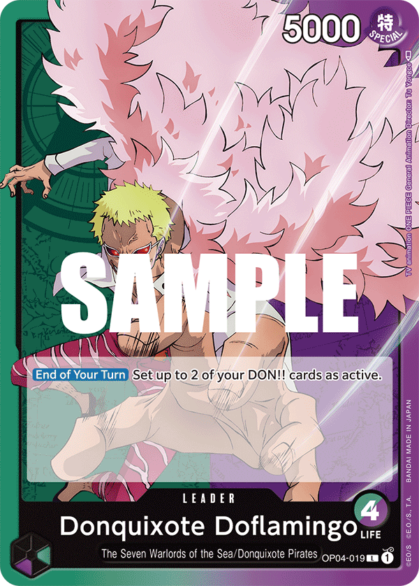 Donquixote Doflamingo One Piece card