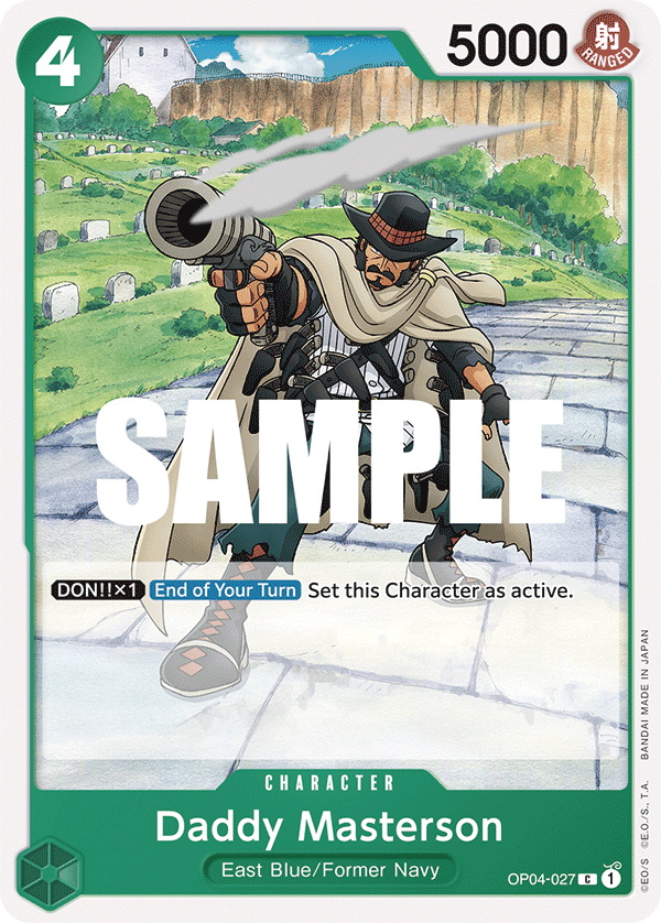 Daddy Masterson One Piece card