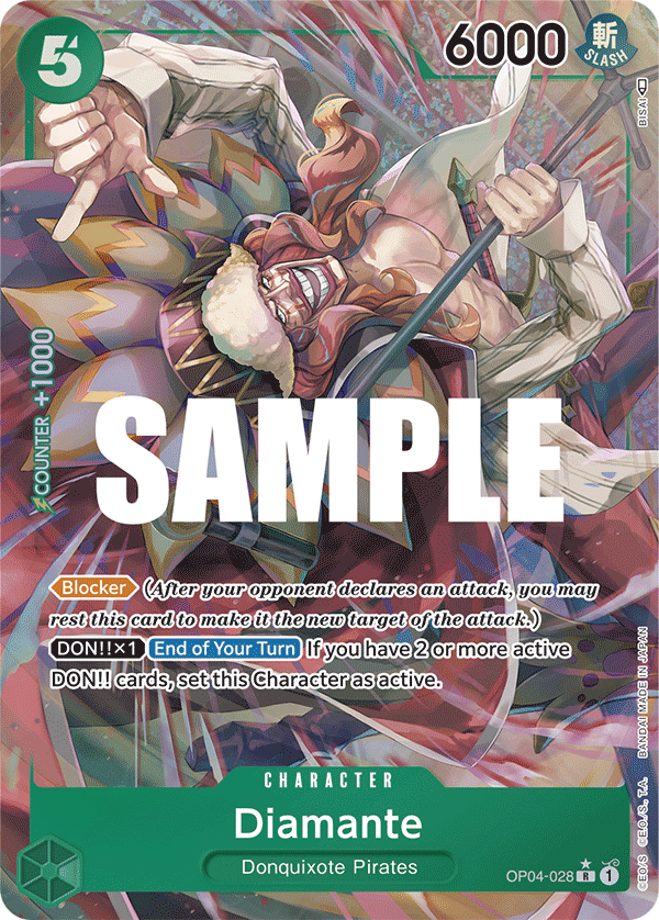 Diamante One Piece card