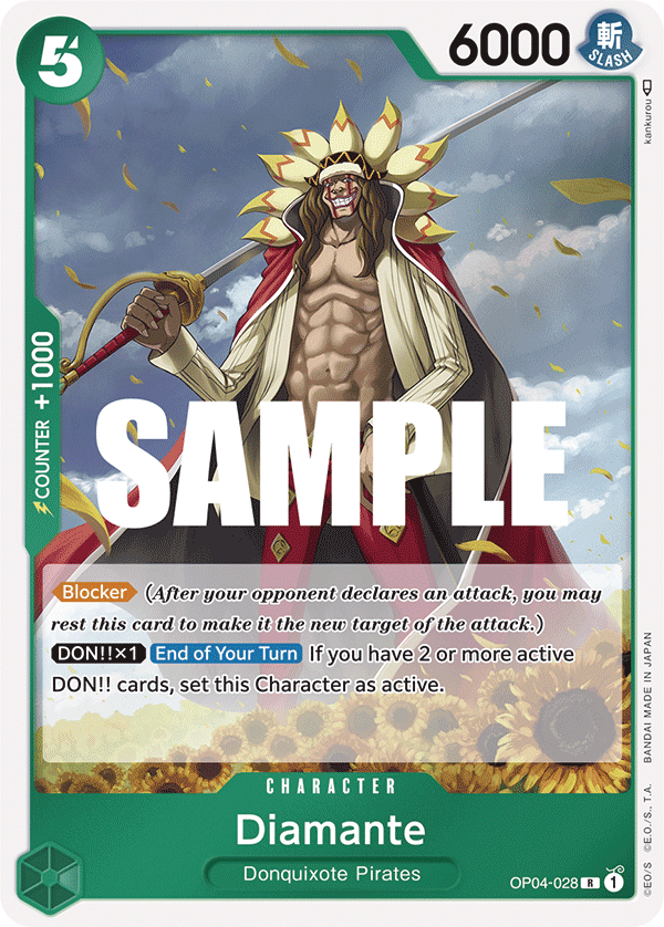 Diamante One Piece card
