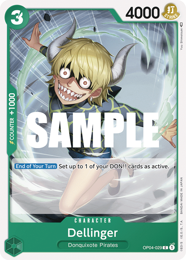 Dellinger One Piece card