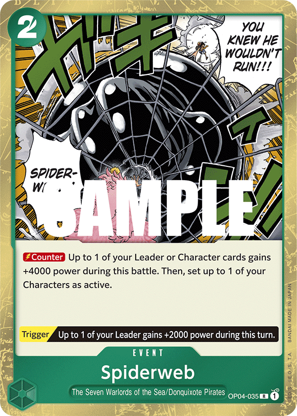 Spiderweb One Piece card
