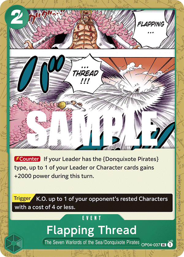 Flapping Thread One Piece card