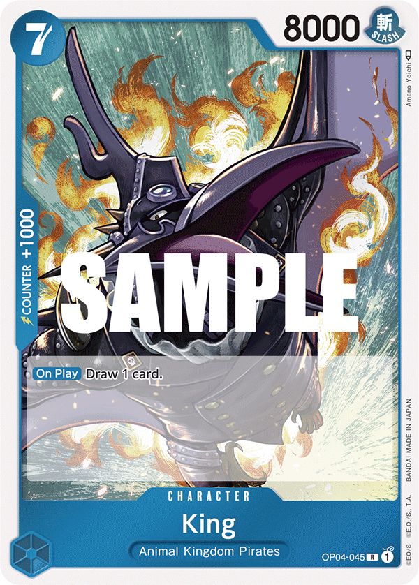 King One Piece card