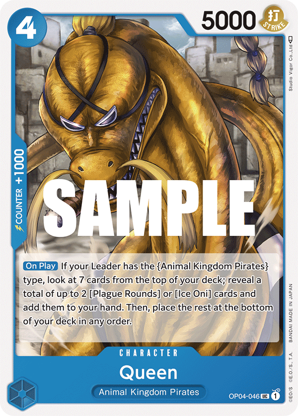 Queen One Piece card
