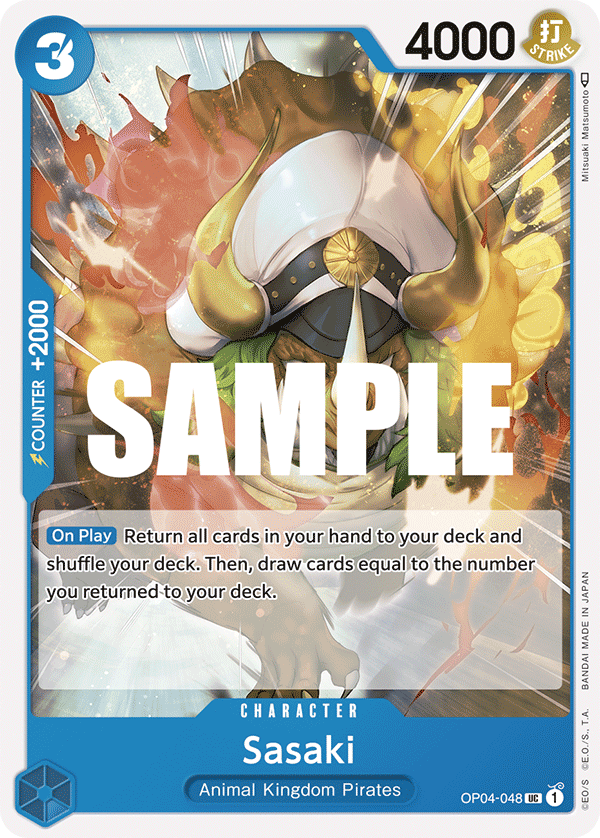 Sasaki One Piece card