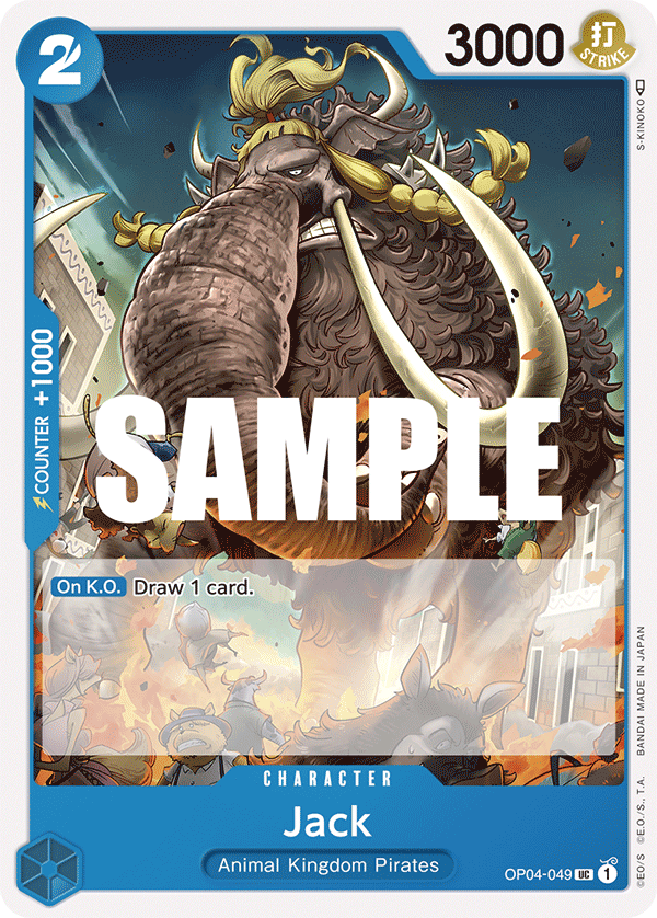 Jack One Piece card