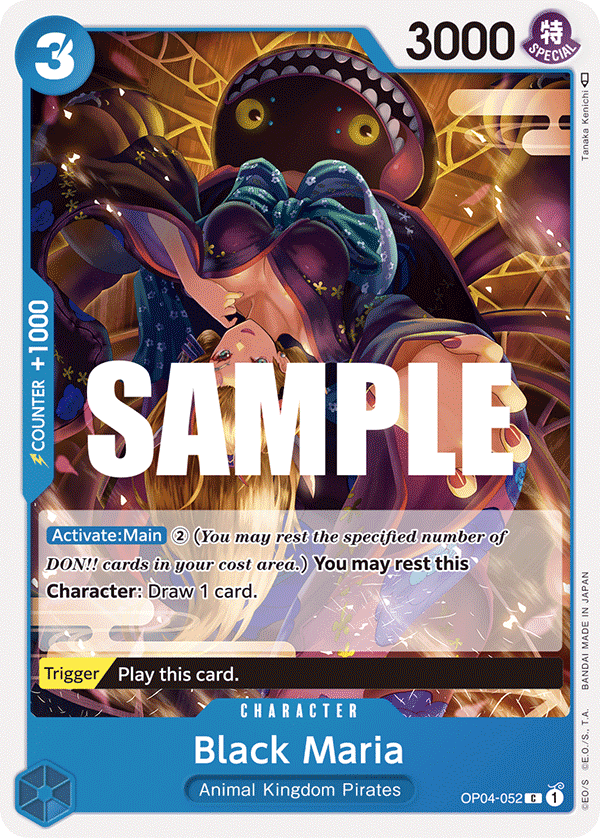 Black Maria One Piece card