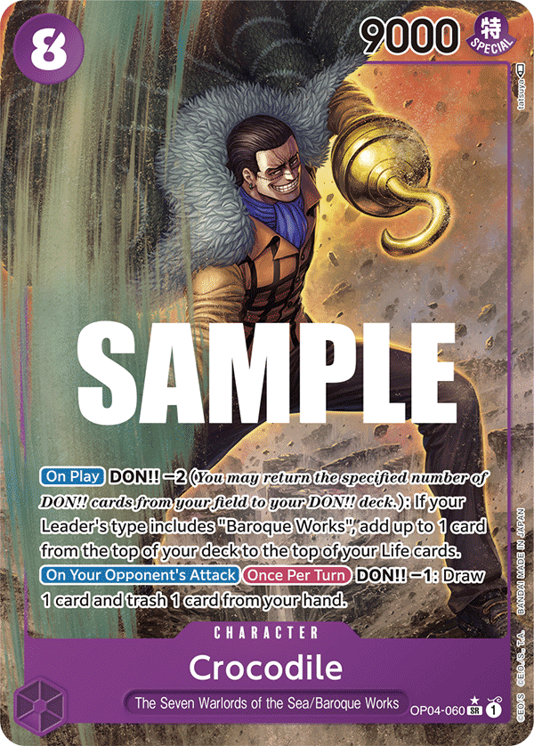 Crocodile One Piece card