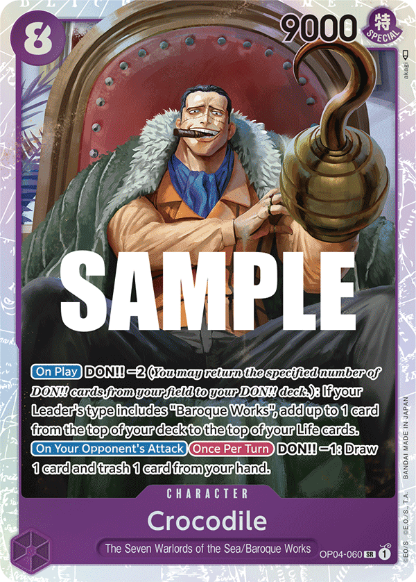 Crocodile One Piece card