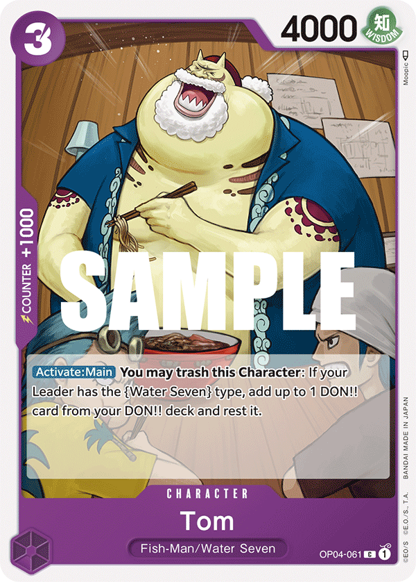 Tom One Piece card