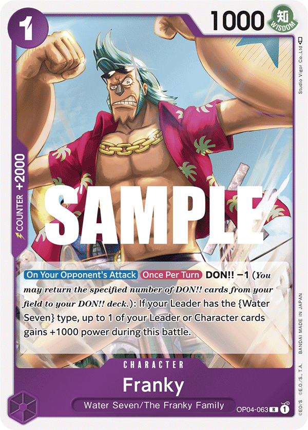 Franky One Piece card