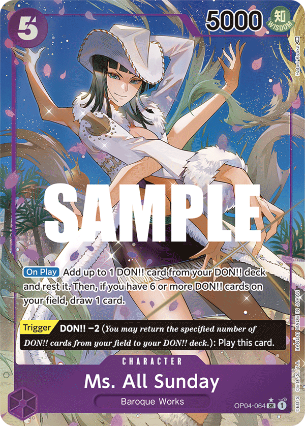 Ms. All Sunday One Piece card