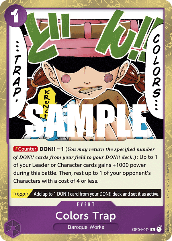 Colors Trap One Piece card