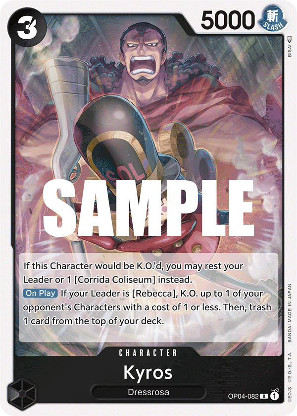 Kyros One Piece card