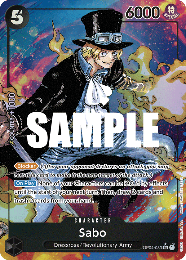 Sabo One Piece card