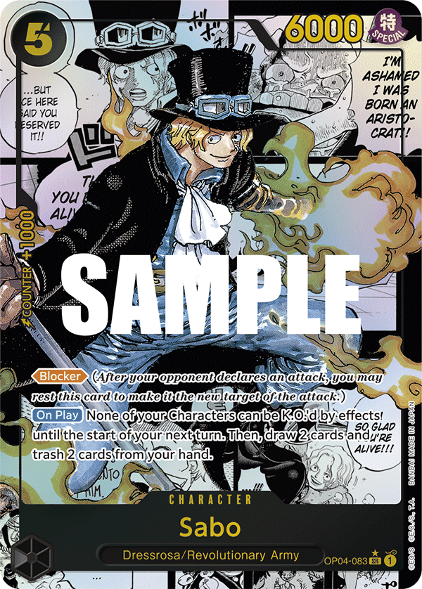 Sabo One Piece card