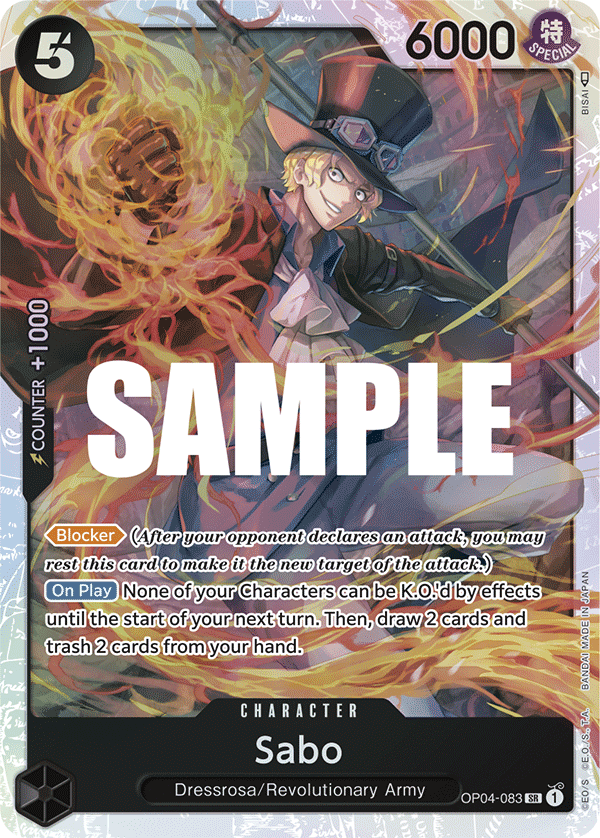 Sabo One Piece card