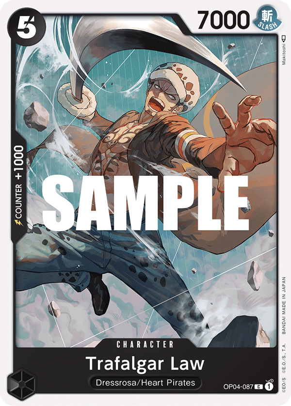 Trafalgar Law One Piece card