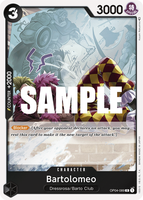 Bartolomeo One Piece card