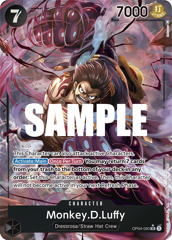 Monkey.D.Luffy One Piece card