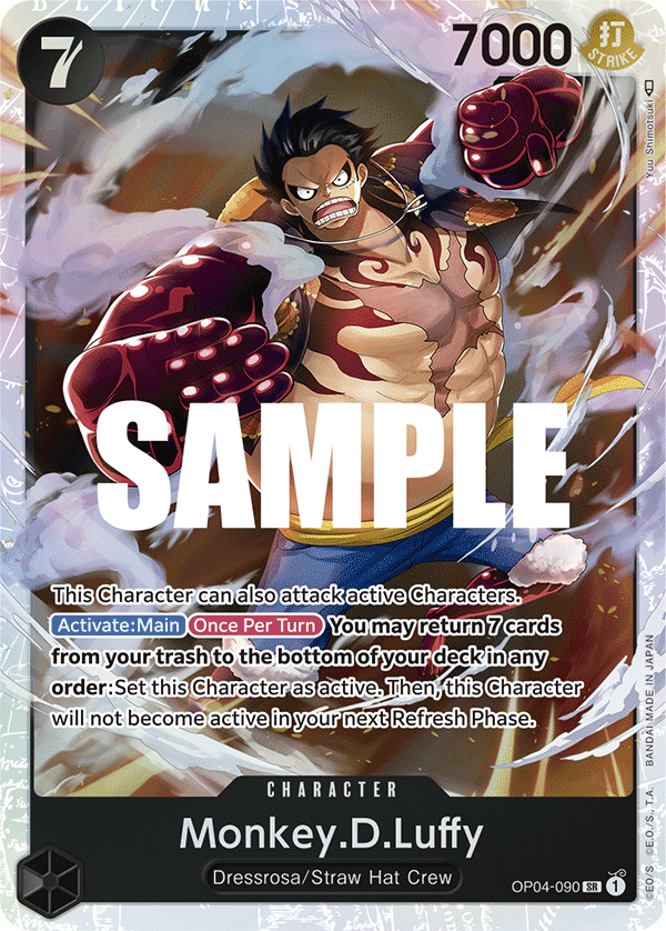 Monkey.D.Luffy One Piece card