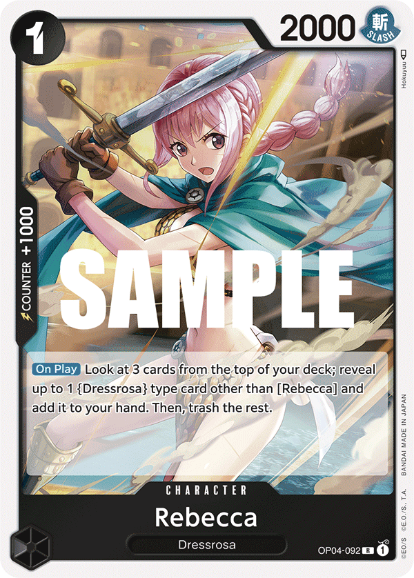 Rebecca One Piece card