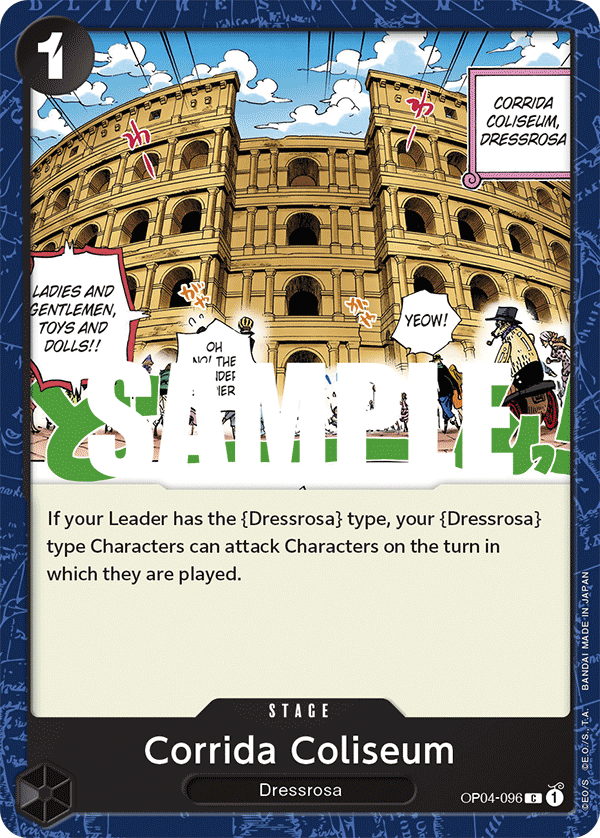 Corrida Coliseum One Piece card