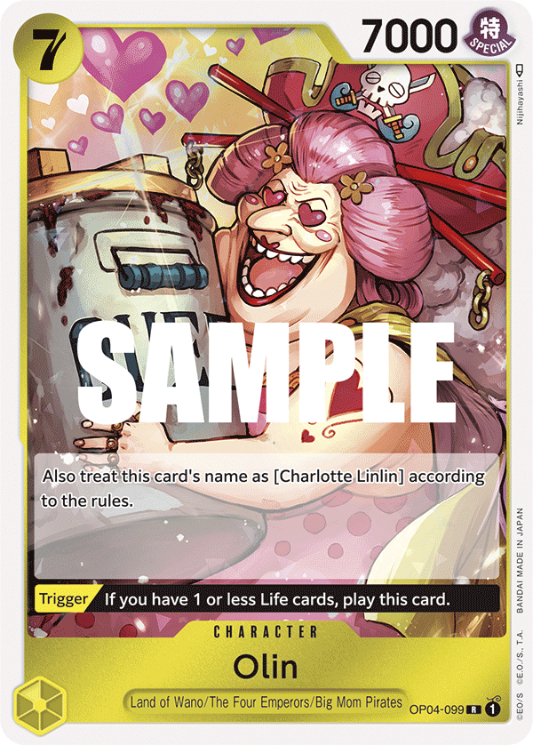 Olin One Piece card