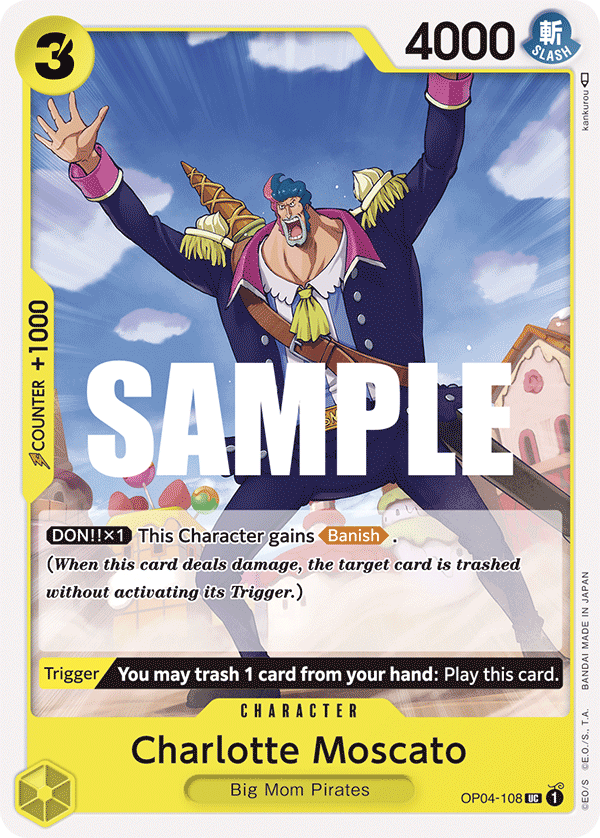 Charlotte Moscato One Piece card
