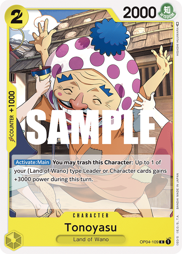 Tonoyasu One Piece card