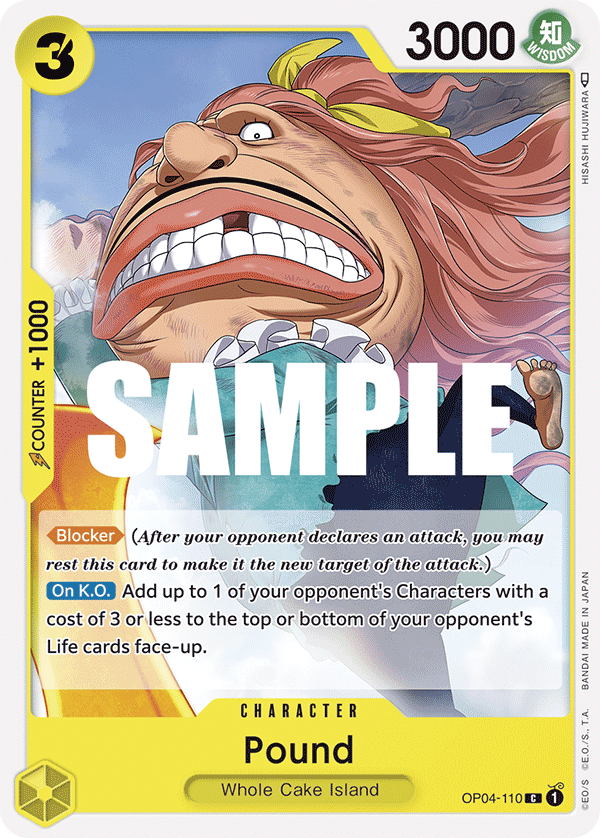 Pound One Piece card