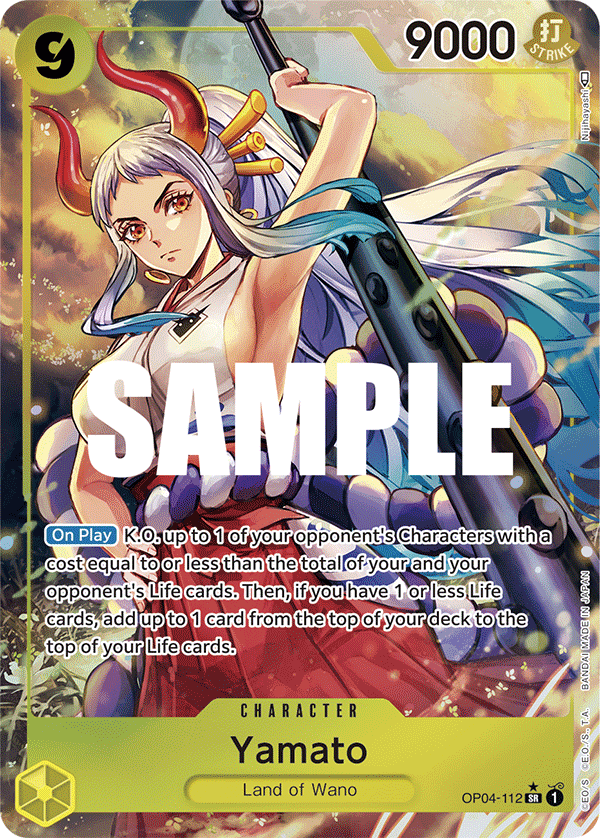 Yamato One Piece card