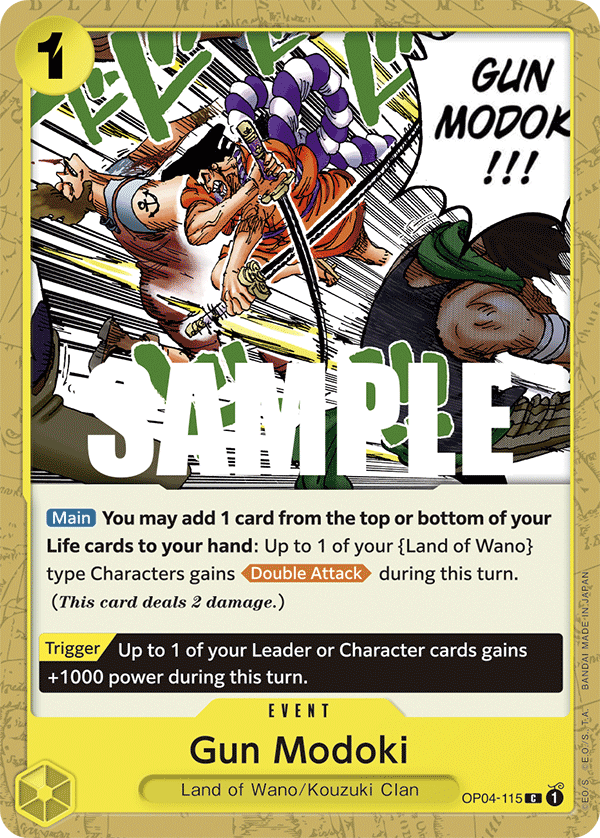 Gun Modoki One Piece card