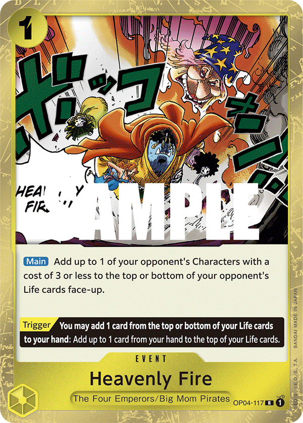 Heavenly Fire One Piece card