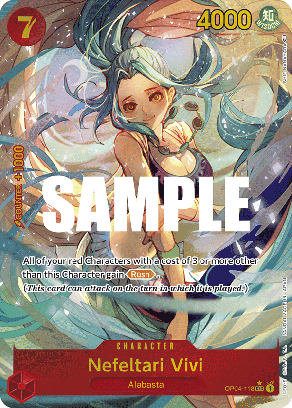Nefeltari Vivi One Piece card