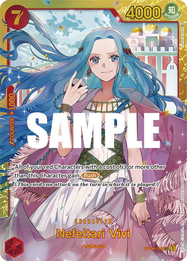 Nefeltari Vivi One Piece card