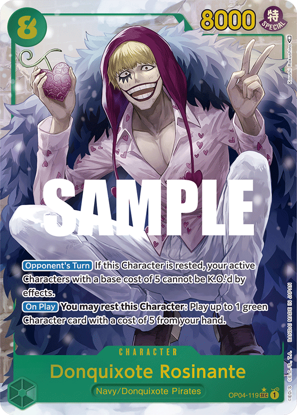 Donquixote Rosinante One Piece card