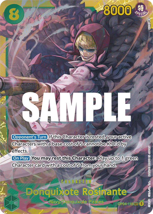 Donquixote Rosinante One Piece card