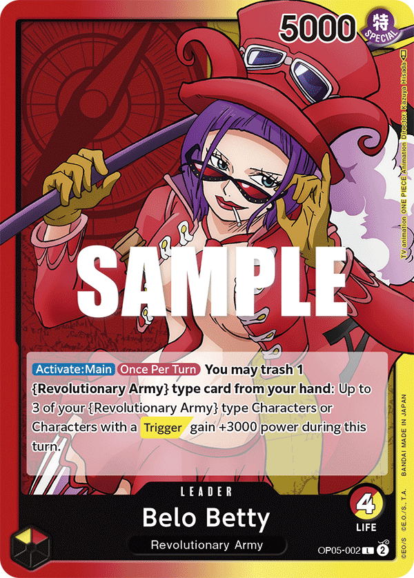 Belo Betty One Piece card