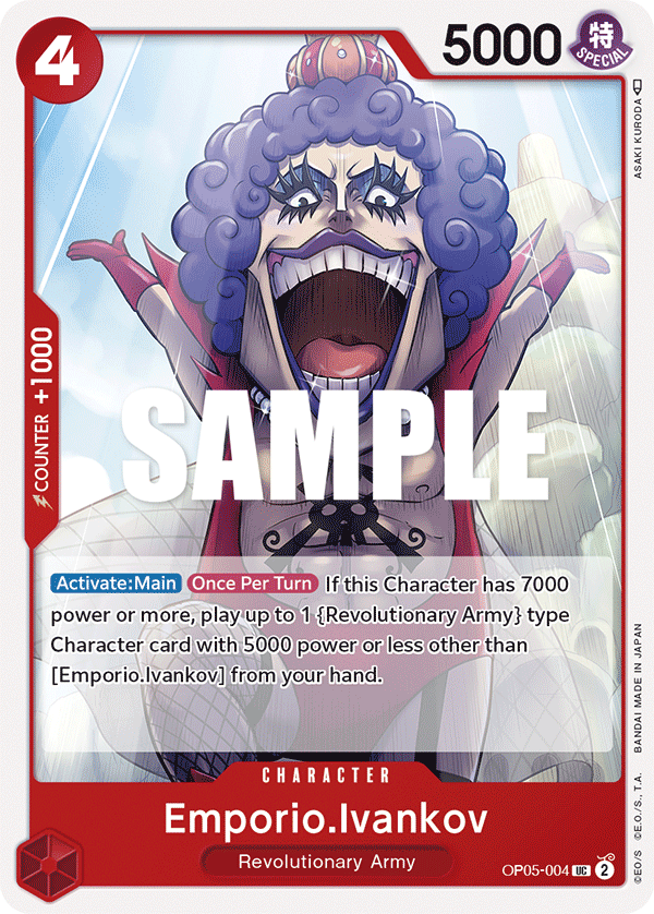 Emporio.Ivankov One Piece card