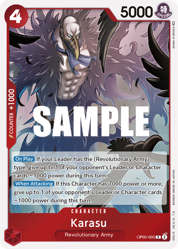 Karasu One Piece card