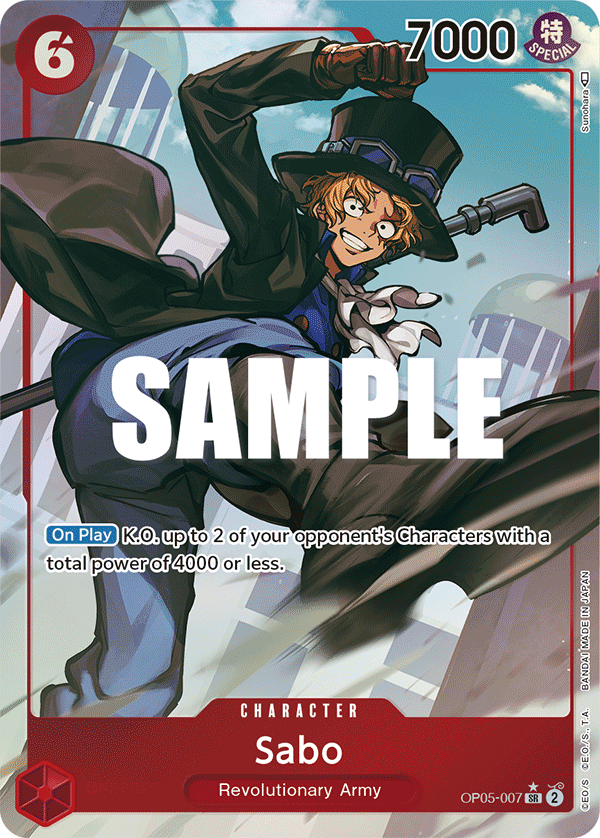 Sabo One Piece card