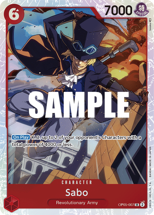 Sabo One Piece card