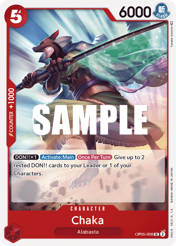 Chaka One Piece card
