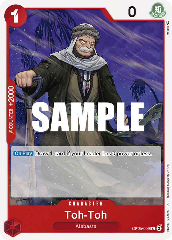 Toh-Toh One Piece card