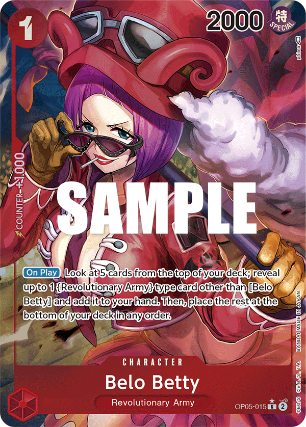Belo Betty One Piece card