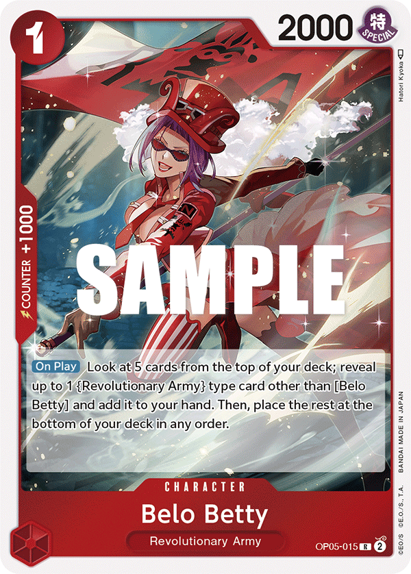 Belo Betty One Piece card