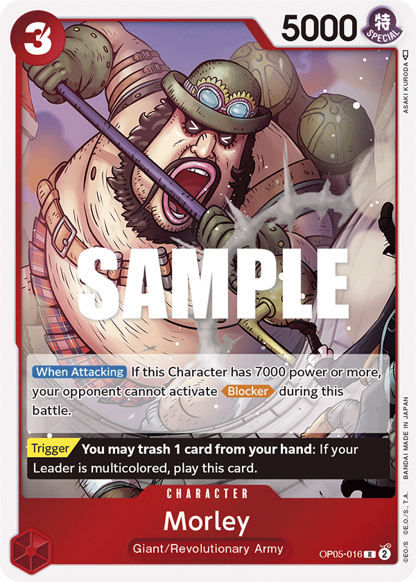 Morley One Piece card