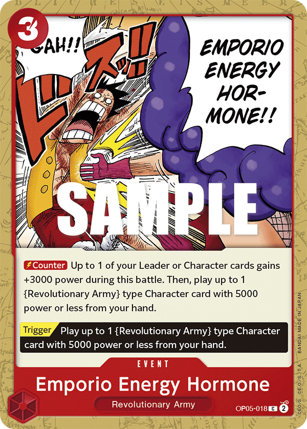 Emporio Energy Hormone One Piece card